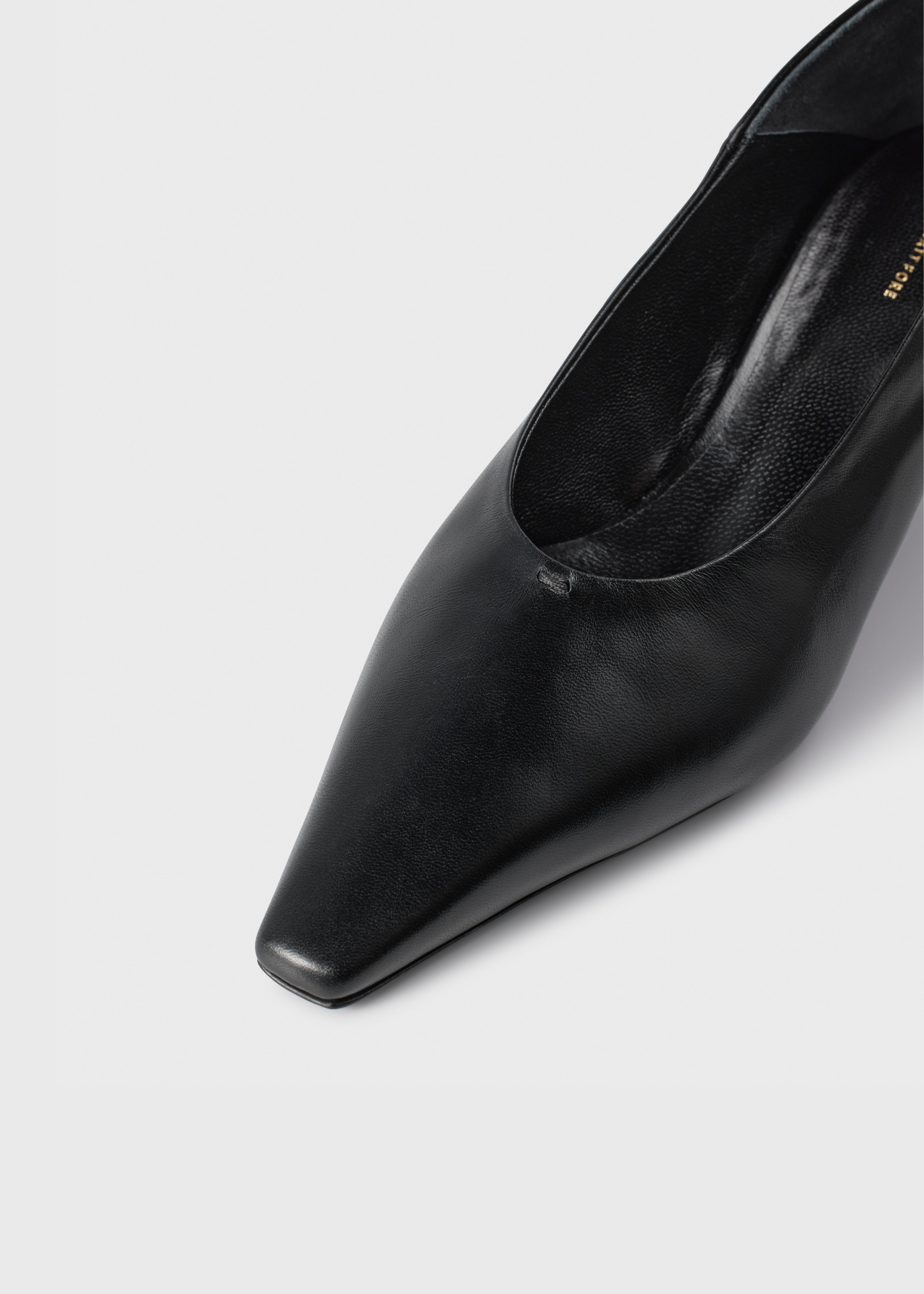 ARMA LEATHER PUMPS （Black） Dyan Pump Black – Handmade Italian Leather Pump | KATT FORE
