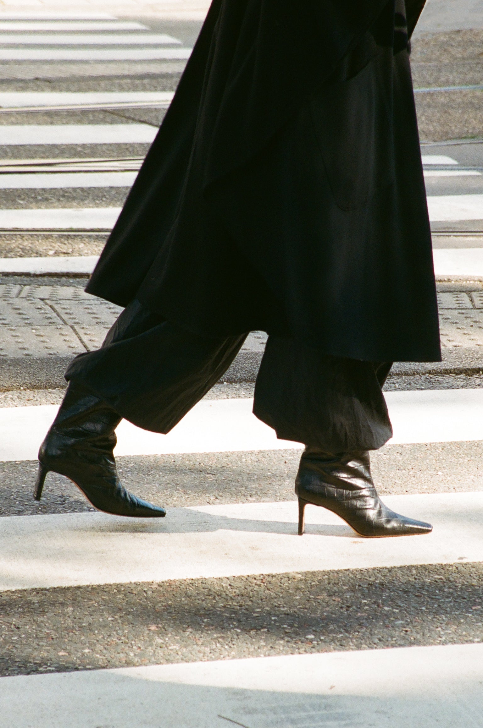 Olympe Mid Cut Croco