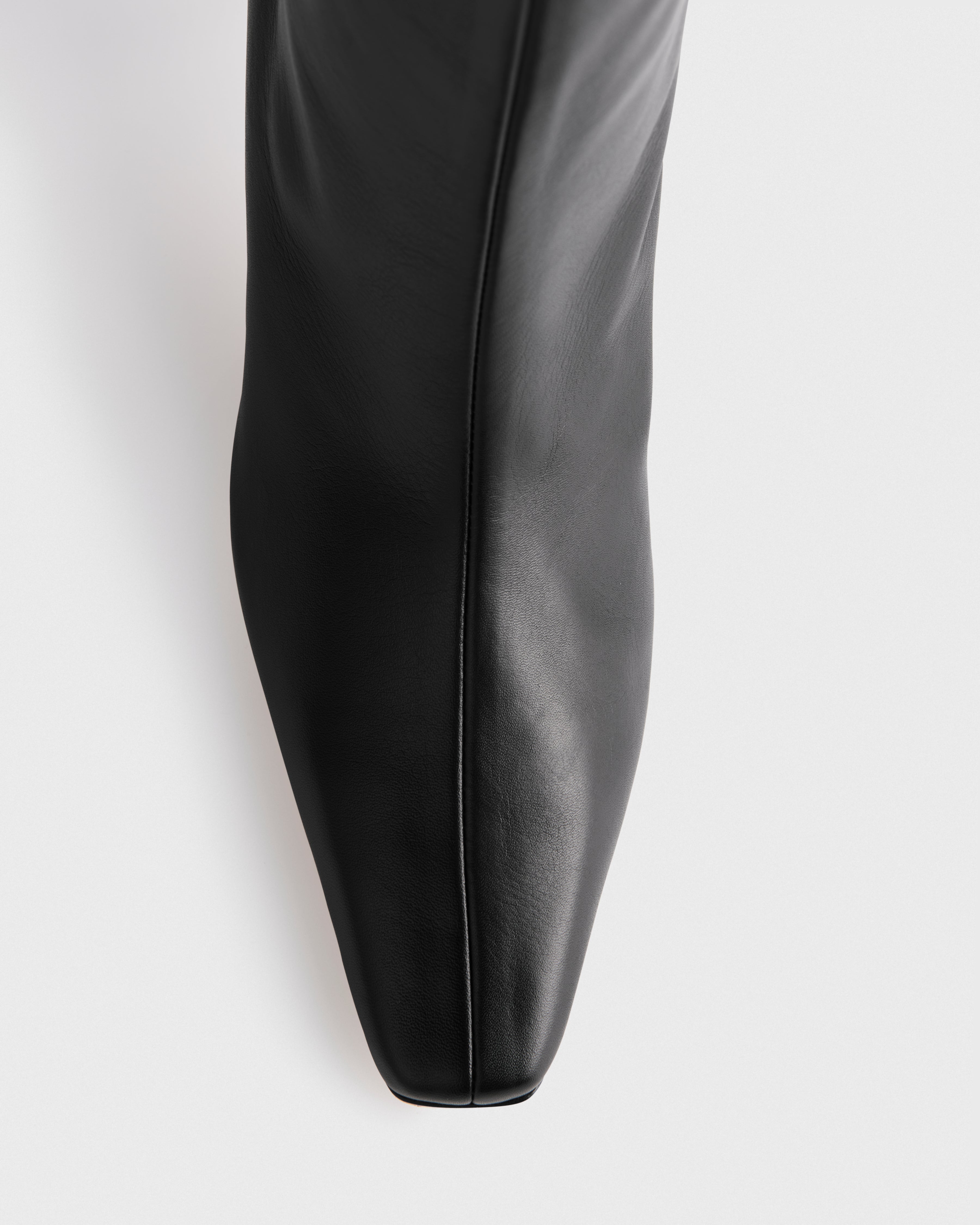 Olympe mijko opium black boots cut flare denim Mid Cut Black 